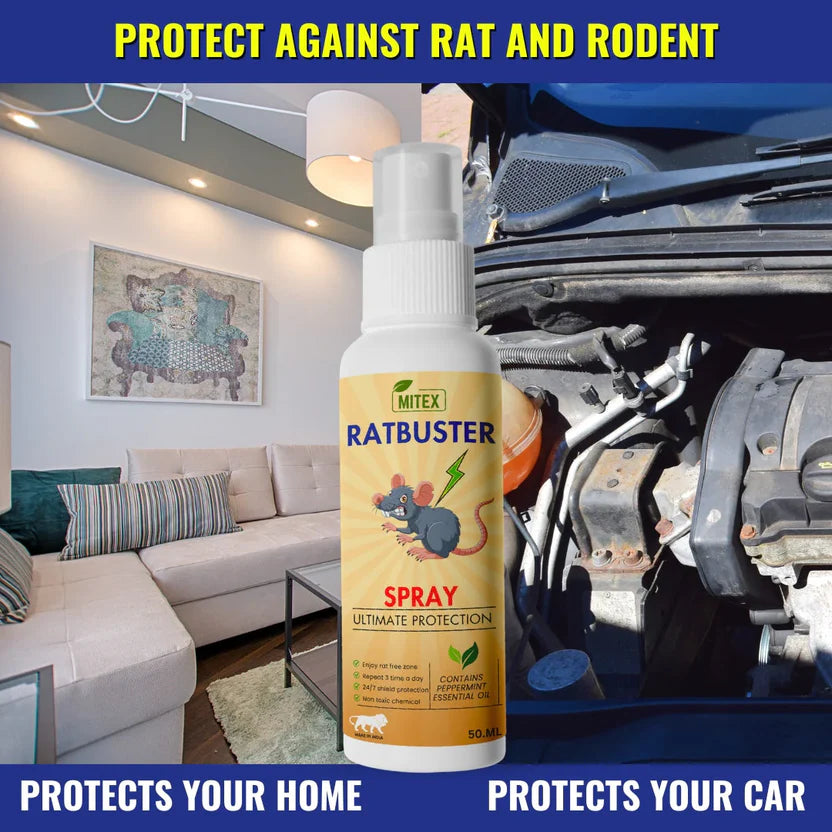 Ratbuster Spray Prevents Rat Attacks 💥BUY 1 GET 2 FREE💥