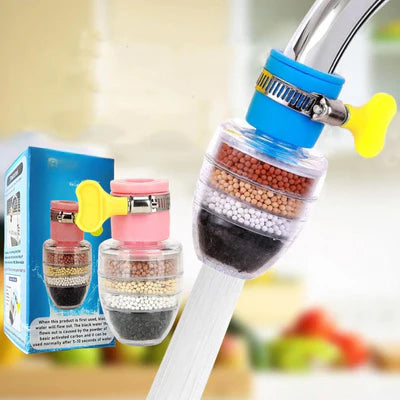 CleanTap Multi-Layer Activated Carbon Water Faucet Filter 💧✨ (Buy 1 Get 1 Free 🔥)