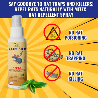 Ratbuster Spray Prevents Rat Attacks 💥BUY 1 GET 2 FREE💥