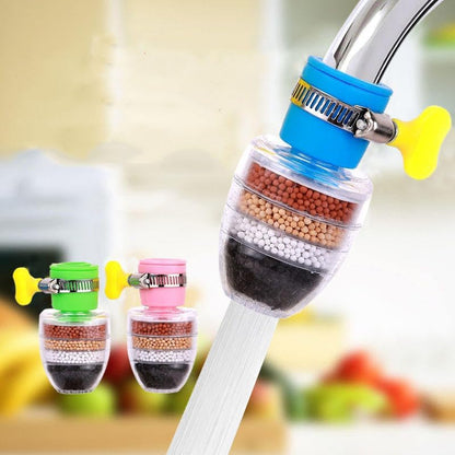CleanTap Multi-Layer Activated Carbon Water Faucet Filter 💧✨ (Buy 1 Get 1 Free 🔥)