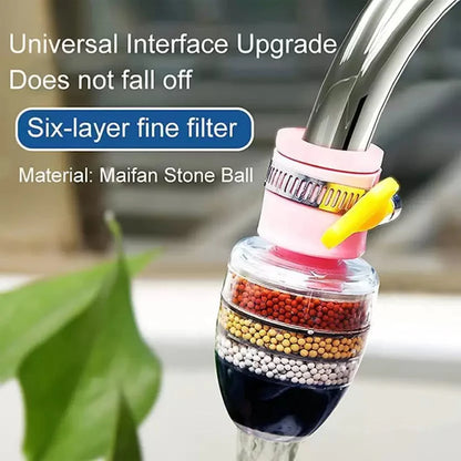 CleanTap Multi-Layer Activated Carbon Water Faucet Filter 💧✨ (Buy 1 Get 1 Free 🔥)